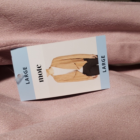 Mote pink faux suede jacket - Picture 3 of 6